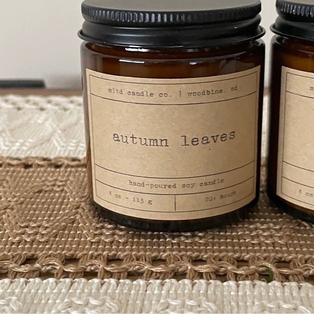 Mltd Candle Company.Mini Candle Set Autumn Apple Cider Pumpkin Spice Hocus Pocus - Picture 4 of 9